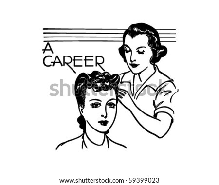 clipart hairdresser