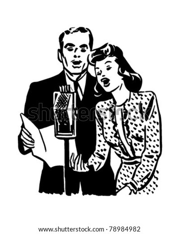 Lady Singing Clipart