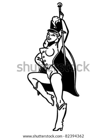 Majorette Clipart