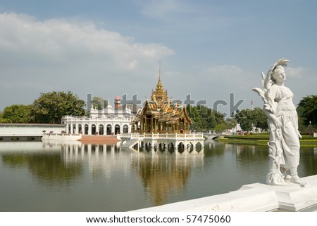 Bang-pa-in palace is beautiful place in thailand