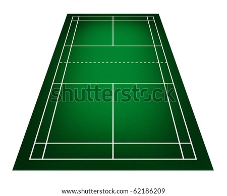 badminton court sketch