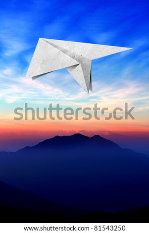 aircraft  recycled paper Travel  on view photo background