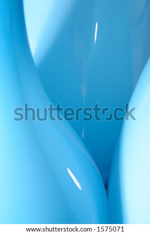 Carolina Blue Vase Abstract