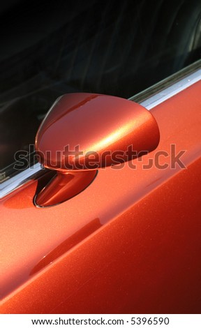 Automotive abstract - Car rear view mirror
