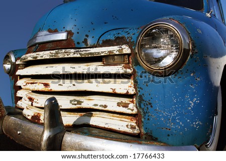 Vintage rusty truck