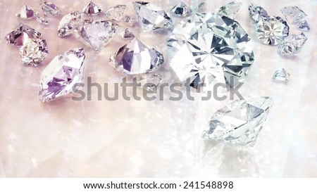 glamorous sparkling diamonds fashion background