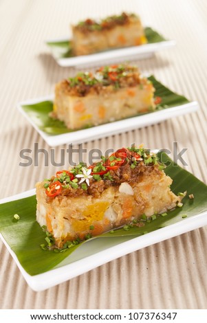 Savory Yam and Sweet Potato Cake. Unsharpened file