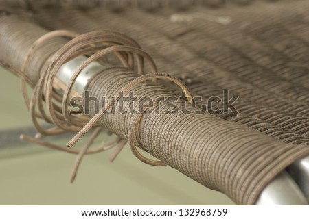 Damaged Wicker Chair; Non sharpened file