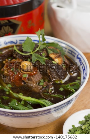Taiwanese Herbal Beef Soup