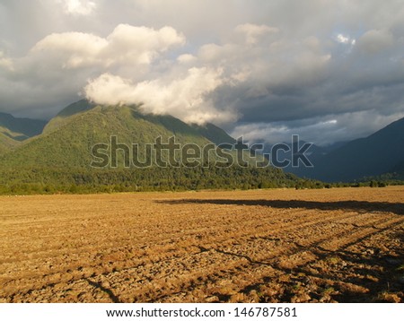 New Zealand farm land