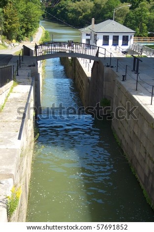 Original Erie Canal Locks, Lockport, New York