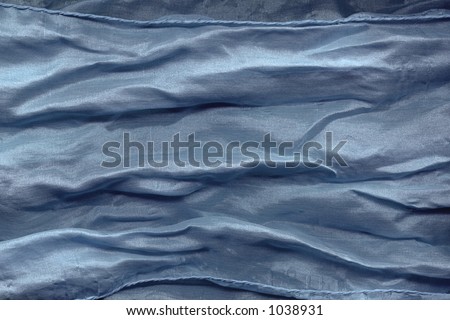 romantic flowing fabric - blue