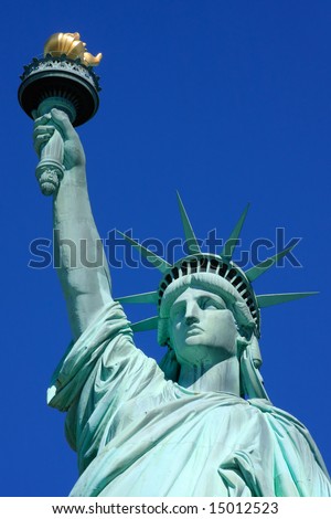 the statue of liberty face. statue of liberty face close