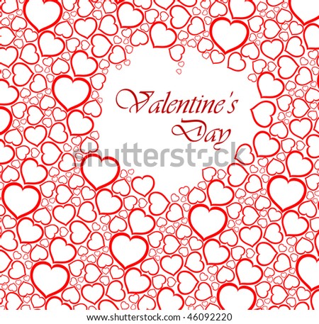 hearts valentines. red hearts (valentine#39;s
