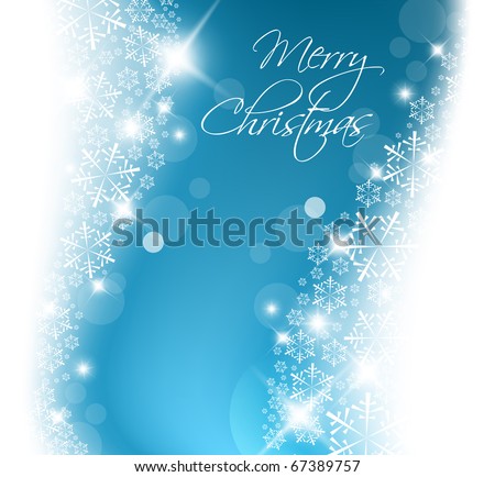 white snowflake background. Blue Snowflake Background.