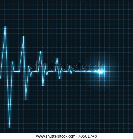Abstract heart beats cardiogram illustration vector Abstract heart beats cardiogram illustration vector