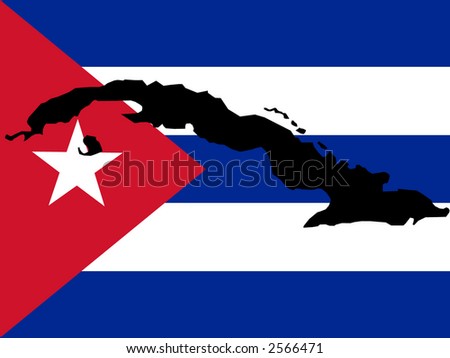 Cuban flag illustration