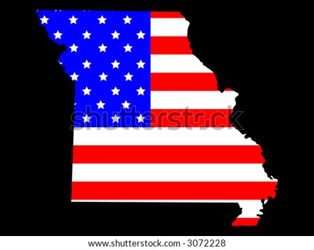 state of missouri flag. of the State of Missouri