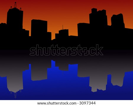 Dallas+skyline+vector+free