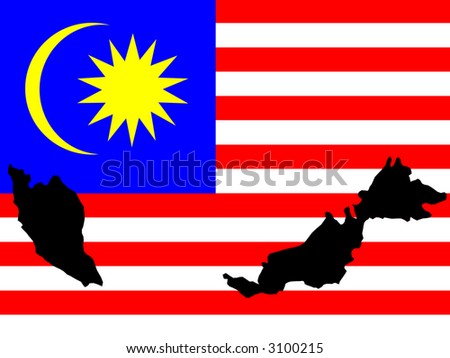 stock photo : map of Malaysia and Malaysian flag illustration map of malaysia. stock photo : map of Malaysia and Malaysian flag illustration