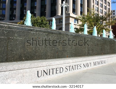 United States navy memorial Washington DC USA