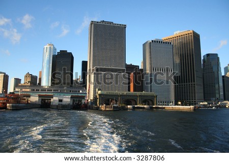 Staten Island ferry terminal Lower Manhattan