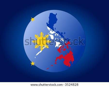 map. nation. outline. philippines