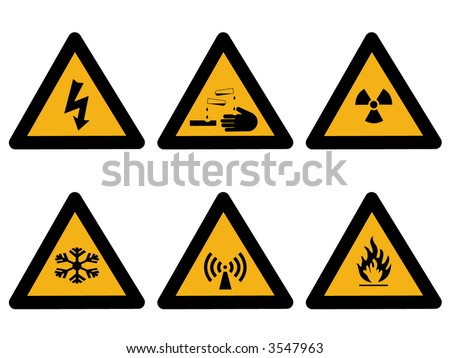Hazard Symbols Corrosive