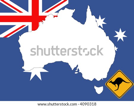 Australian flag background