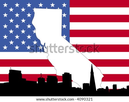 California+flag+vector