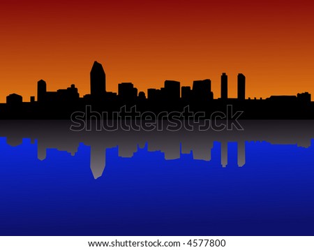 stock vector : San Diego