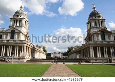 Royal naval college and Queen\'s house, Greenwich, London