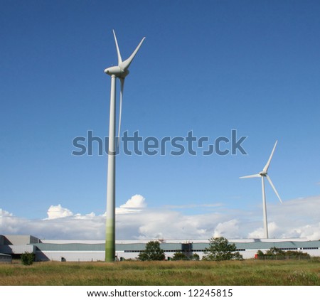 Industrial wind farm