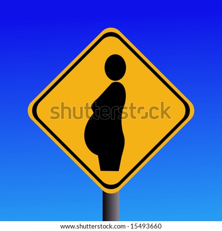 pregnant woman clipart. warning pregnant woman