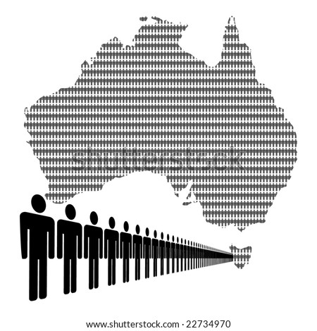 Australia Line Map