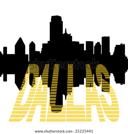 Dallas+skyline+vector+free