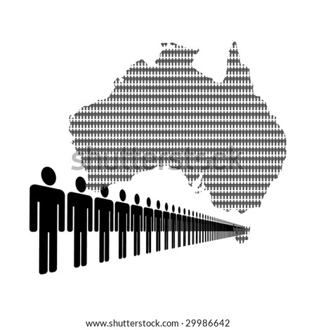 Australia Line Map