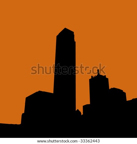 Dallas+skyline+vector