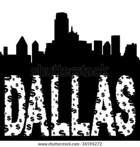 Dallas+skyline+vector+free