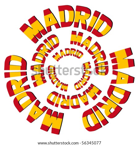 circles of Madrid flag