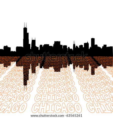 Chicago Skyline Outline