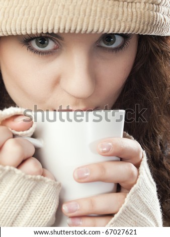 girl and cup