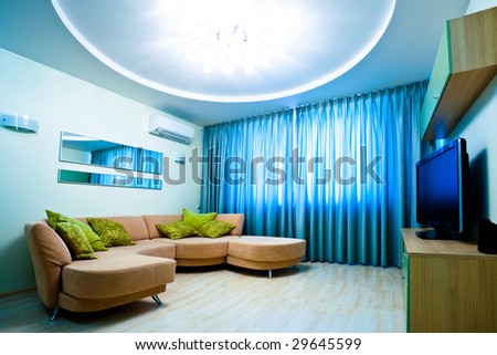 Blue Room Interior