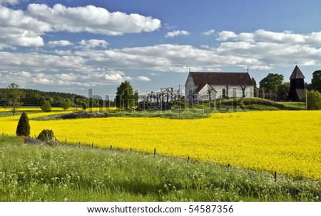 landscape in Sweden