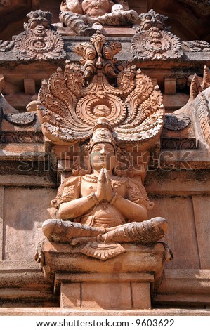 Statue of Lord Krishna, Krishna temple, Hampi, state of Karnataka, India