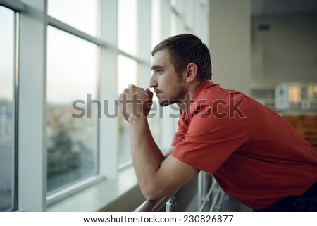guy thinking about something