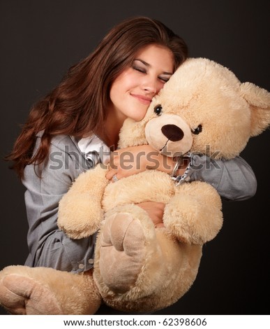 girl with bear