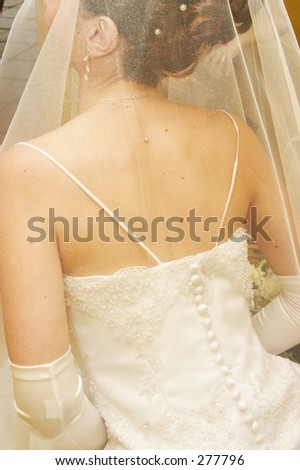 veiled bride
