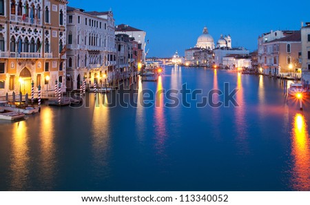 Santa Maria Della Salute, Church of Health, Grand canal Venice Italy