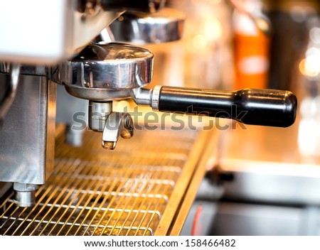 Coffee machine ready to use